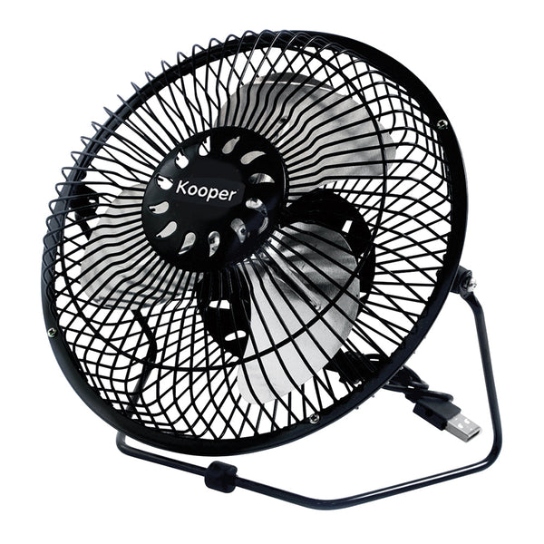 Mini ventilateur de table 19x9,5x20 cm 4,5W Kooper Fresh Noir online