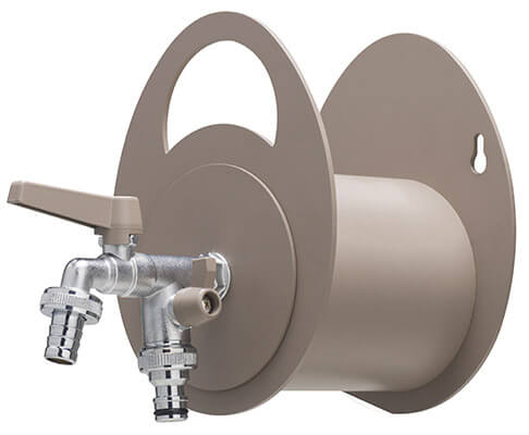 acquista Belfer 42/MU Tortora Support de tuyau mural en métal avec robinet à double sortie