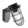 Applique d'extérieur basse E27 en aluminium sovil noir