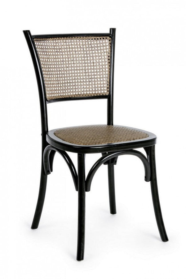 prezzo Chaise Carrel Noire en Bois