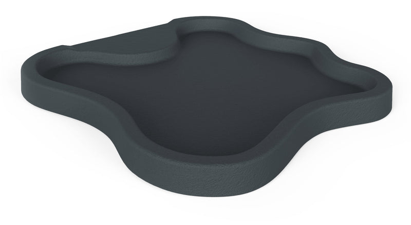 Piatto Doccia da Esterno Giardino in Polietilene HD Arkema Lake Grigio Antracite