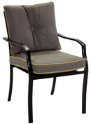 Set Tavolo + 6 Sedie in Metallo Taranto Antracite