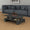 Table basse 80x50x27,5 cm Mansu anthracite double étagère
