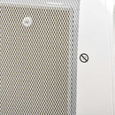 Riscaldatore Elettrico a Mica 1000W-2000W con Termostato Regolabile 4 Ruote Bianco      