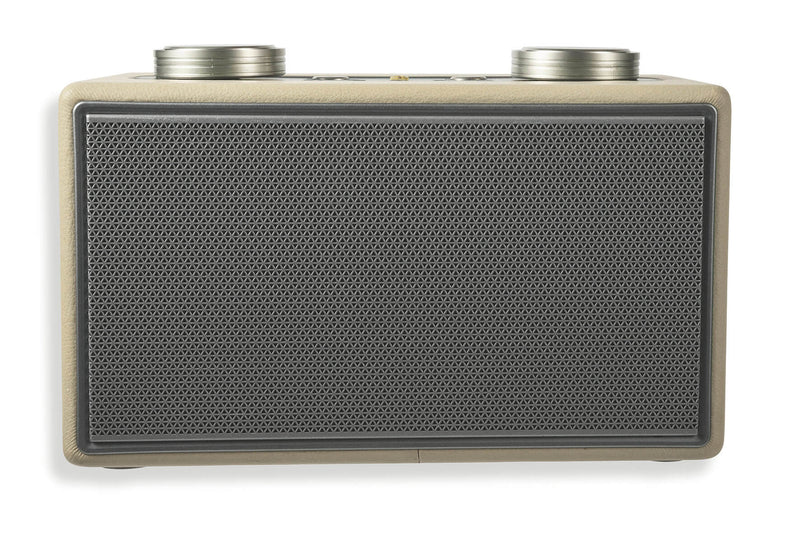 Altoparlante Speaker 40W Wireless con Radio in Similpelle Kooper Twist Ecrù