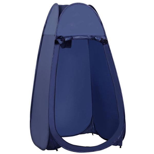 sconto Tenda da Doccia Pop Up Impermeabile 100x100x185 cm in Poliestere Blu Navy