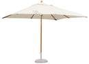 Ombrellone da Giardino 2,2x2,2 m Palo Ø48 mm in Legno Telo in Acrilico Danieli Bangkok Ecrù