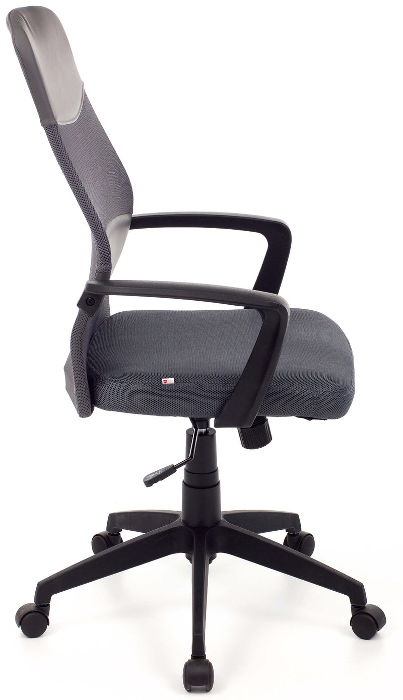 Poltrona da Ufficio Direzionale in Tessuto Network Grigia