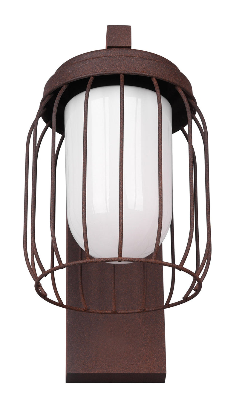 Applique da Esterno Attacco E27 in Alluminio Pressofuso Ruggine