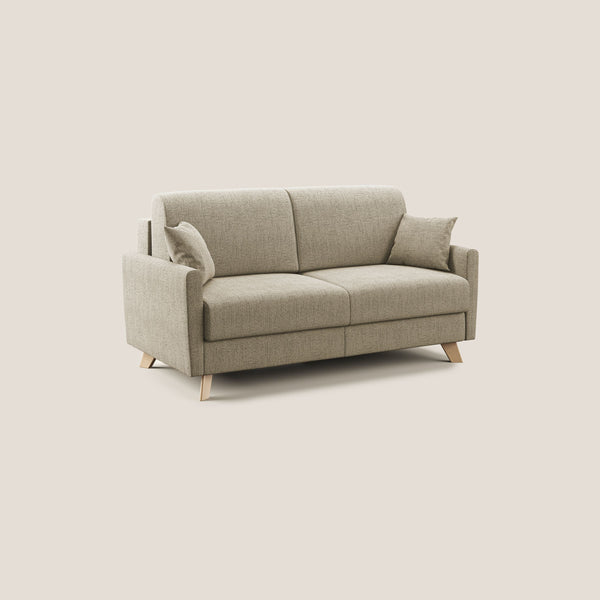 online Canapé lit 2 places 160x94x97 cm en tissu beige