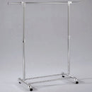 Stender Porta Abiti Estensibile in Acciaio con Ruote 85x44x9cm Fumer Eracle Cromo