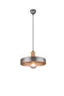 Lampada a Sospensione da Interno a Led in Metallo Nichel Anticato