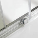 Box Doccia Rettangolare 2 Ante Scorrevoli in Cristallo Trasparente 6mm H198 Fosterberg Viborg Duo Varie Misure