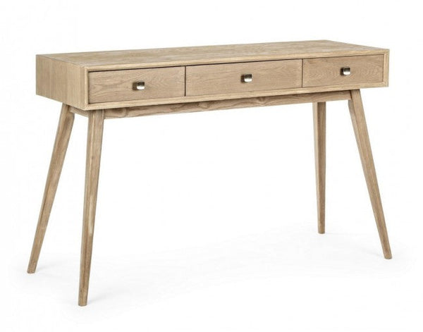 sconto Alannis Console 3 Tiroirs en Bois