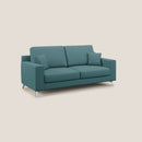 Divano 2 Posti 166x95x91 cm in Tessuto Azzurro