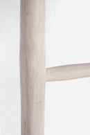 Scala Decorativa 48x6x150 cm in Teak Sahel Bianca