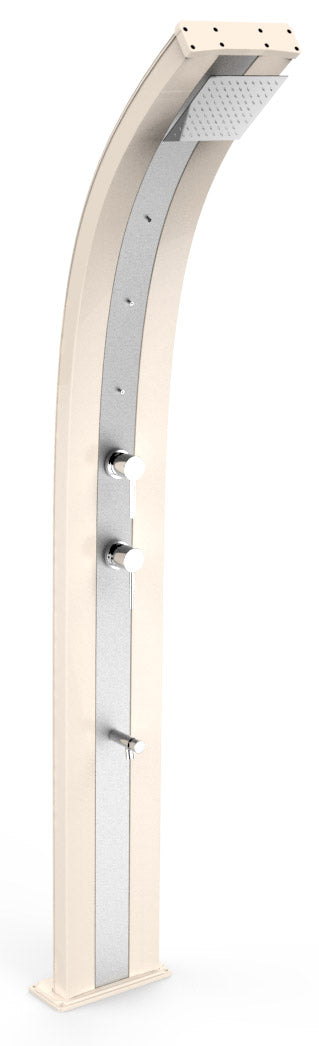 sconto Doccia da Giardino Miscelatore Nebulizzatore e Lavapiedi Arkema Dada Fascia Inox Sabbia