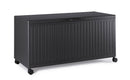 Baule Contenitore da Esterno 141,6x72x70h cm Apertura Facile e Ruote in Alluminio Ocean S Antracite 
