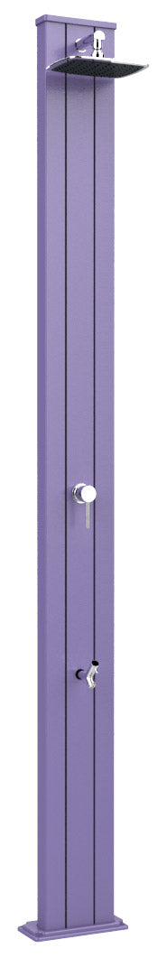 Doccia Solare da Esterno Giardino 30L Miscelatore e Lavapiedi Arkema Spring S Viola acquista