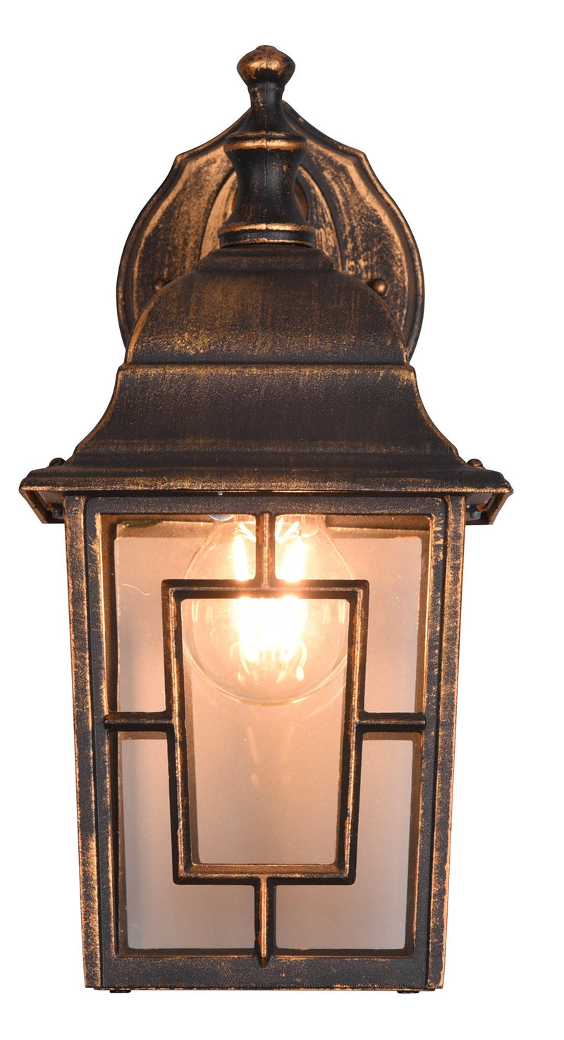 Applique da Esterno Attacco E27 in Alluminio Ruggine 