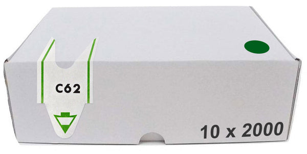 Pack de 20000 Tickets pour Distributeur Automatique Lettre Escargot + 2 Chiffres Visel Vert online