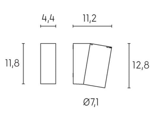 Applique da Esterno a LED 5W 4000K Sovil Grigio