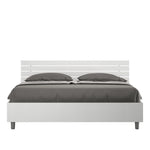 Letto Matrimoniale Testata Doghe Dritta Ankel Frassino Bianco Varie Misure
