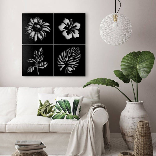 prezzo Cornice decorativa 40x40 cm natura nero