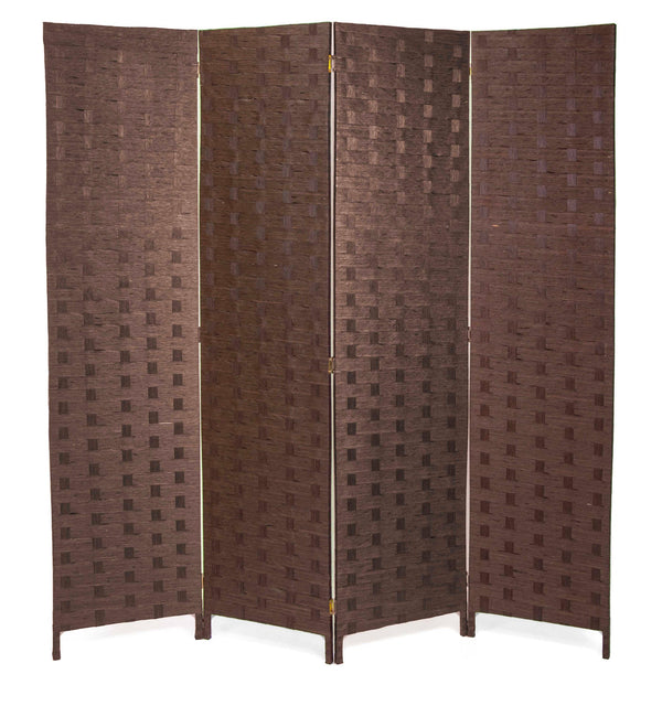 Cloison de séparation en polyester avec 4 portes en noyer online