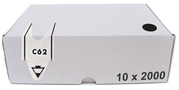 sconto Pack de 20000 Tickets pour Distributeur Automatique Lettre Escargot + 2 Chiffres Visel Noir