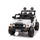 Macchina Elettrica per Bambini Fuoristrada Toyota Fj Cruiser 12V Telecomando Ruote in Gomma e Sedile in Pelle Bianco