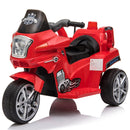 Moto Elettrica Polizia per Bambini 6V  Police Rossa