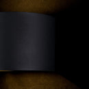 Lampada da parete Outdoor in Metallo Fulton Nero