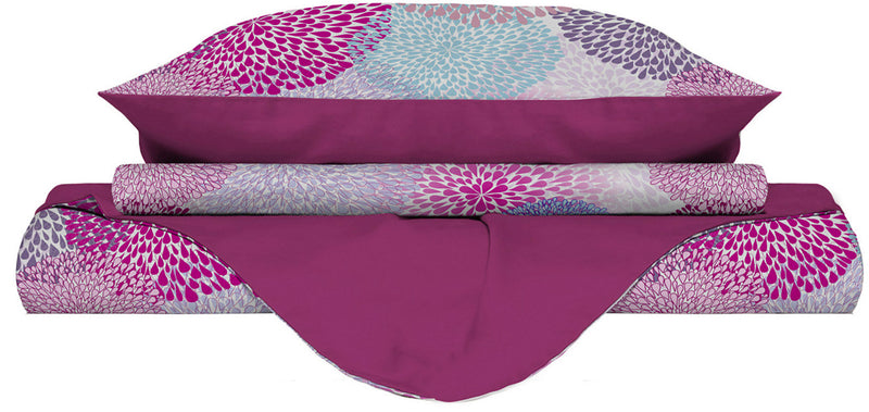 Copripiumino con stampa sul Sacco e Federe Doubleface Soffioni