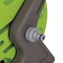 Set Tubo da Giardino con Avvolgitubo 20 m Lancia a Spruzzo Regolabile in PVC PP e Alluminio Verde e Grigio      