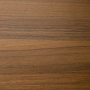 Tavolo Consolle per Ingresso 3 Ripiani 120x23,5x75 cm Noce e Nero