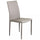 Chaise Cammie 41x50x91 h cm en simili cuir gris tourterelle