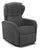 Fauteuil élévateur électrique 2 moteurs 75x108x85 cm avec roues en tissu dispositif médical 1 gris
