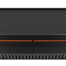 Camino a Vapore da Incasso 120x50x(19,8)x40 cm Invapo Inside C1200 in Acciaio Nero      