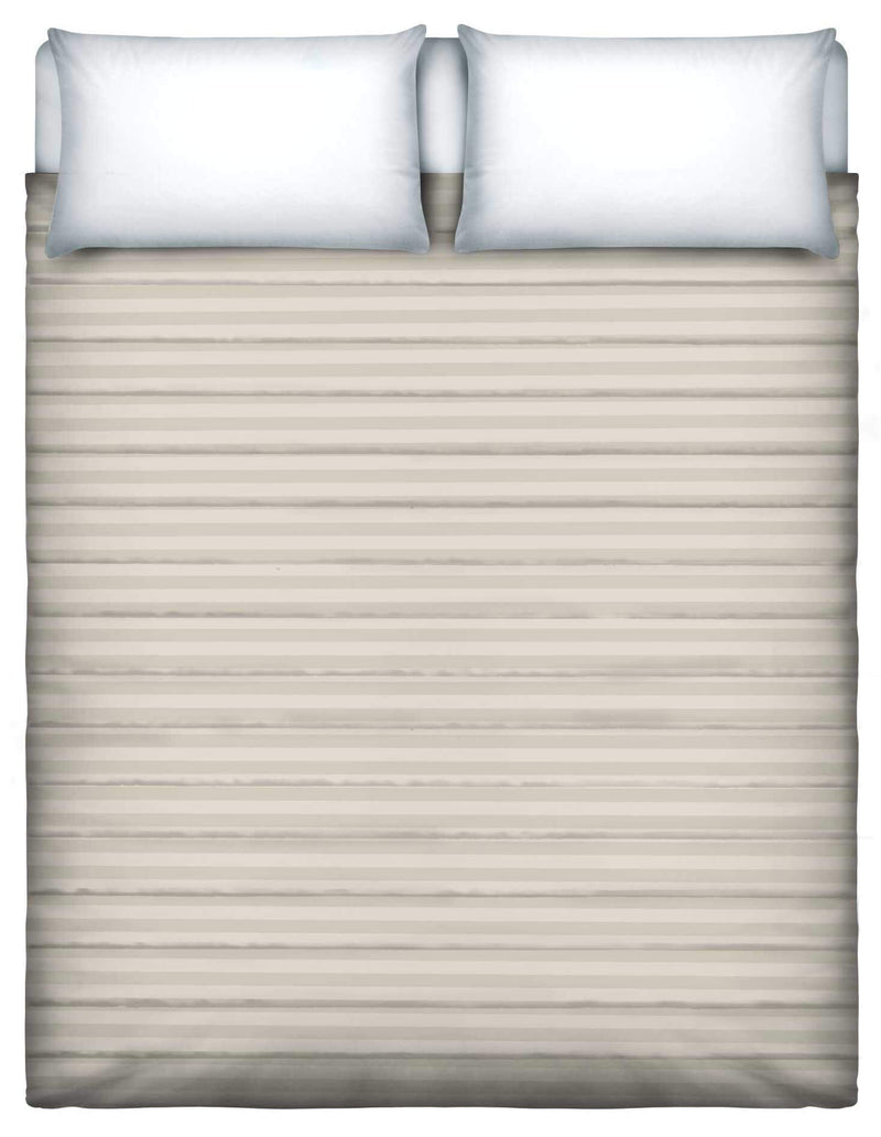 Trapuntino Matrimoniale in Raso di Poliestere 100gr Tortora