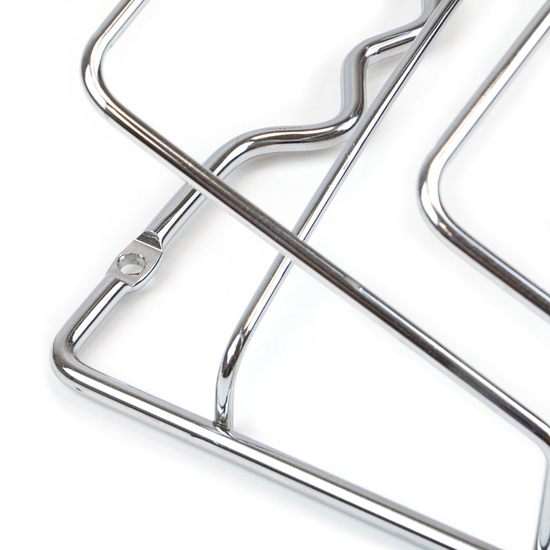 Supporto Supra per Appendere Coperchi Imballo 1 Pezzo Cromato Brillo Acciaio Emuca