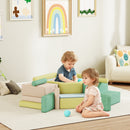 Set 15 Blocchi di Costruzioni Morbide Modulabili per Bambini con 200 Palline per Uso Interno Multicolore      