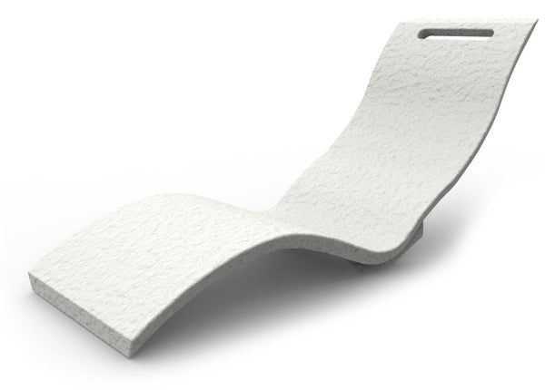 prezzo Lettino Chaise Longue da Esterno Giardino Seduta a Terra Arkema Serendipity Bianca