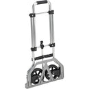 Carrello Pieghevole Portata Massima 45 kg Portapacchi Salvaspazio in Alluminio      