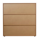 Libreria Mobiletto 9 Scomparti 5 Ante 88.8x29x90.5 cm in Legno MDF Effetto Naturale
