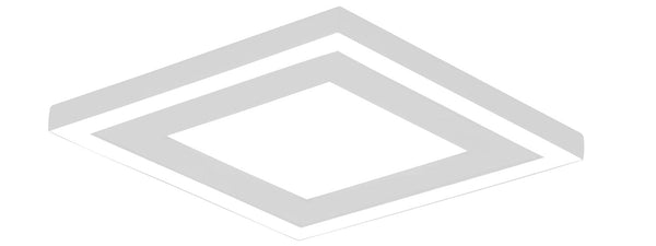 sconto Plafoniera da Interno a LED in Plastica Bianco Opaco