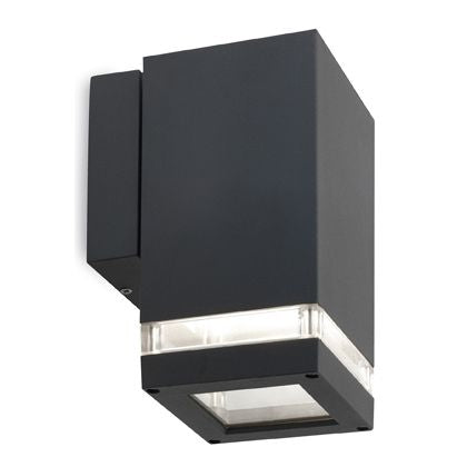 Applique 1 Lumière Carrée Couleur Gris pour Extérieur Line Stage Livos prezzo