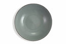 Set 6 Piatti Fondi Ø20x5 cm in Gres Villa d'Este Home Tivoli Canapa Grigio Scuro