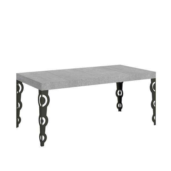 Tavolo Allungabile 90/246x90x77 cm Karamay Premium Cemento online