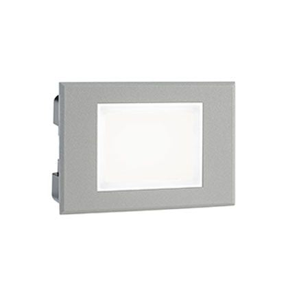 prezzo Lampe de Marqueur de Marche LED Rectangulaire Encastrée au Mur 3W 4000K Sovil Aluminium
